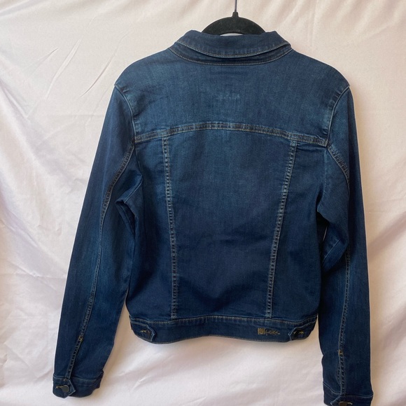 Kut from the Kloth Amelia Jacket Dark Wash Denim Jacket Size Large EUC - Picture 4 of 11